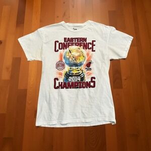 Miami Heat 2014 Eastern Conference Champions Majestic NBA T Shirt Adult Medium